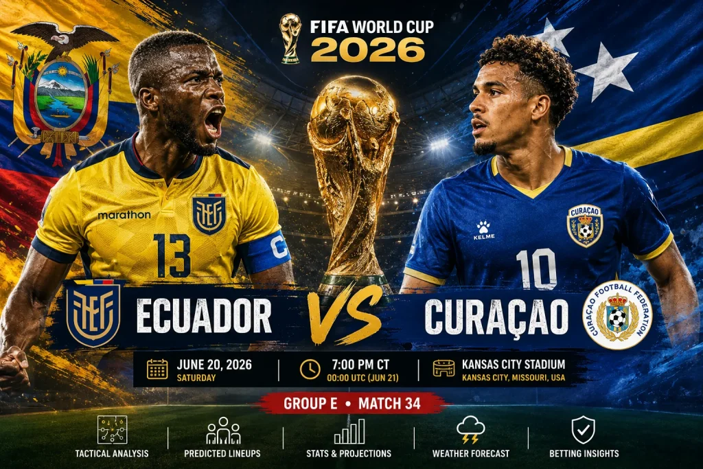 Ecuador vs Curaçao World Cup 2026 Preview