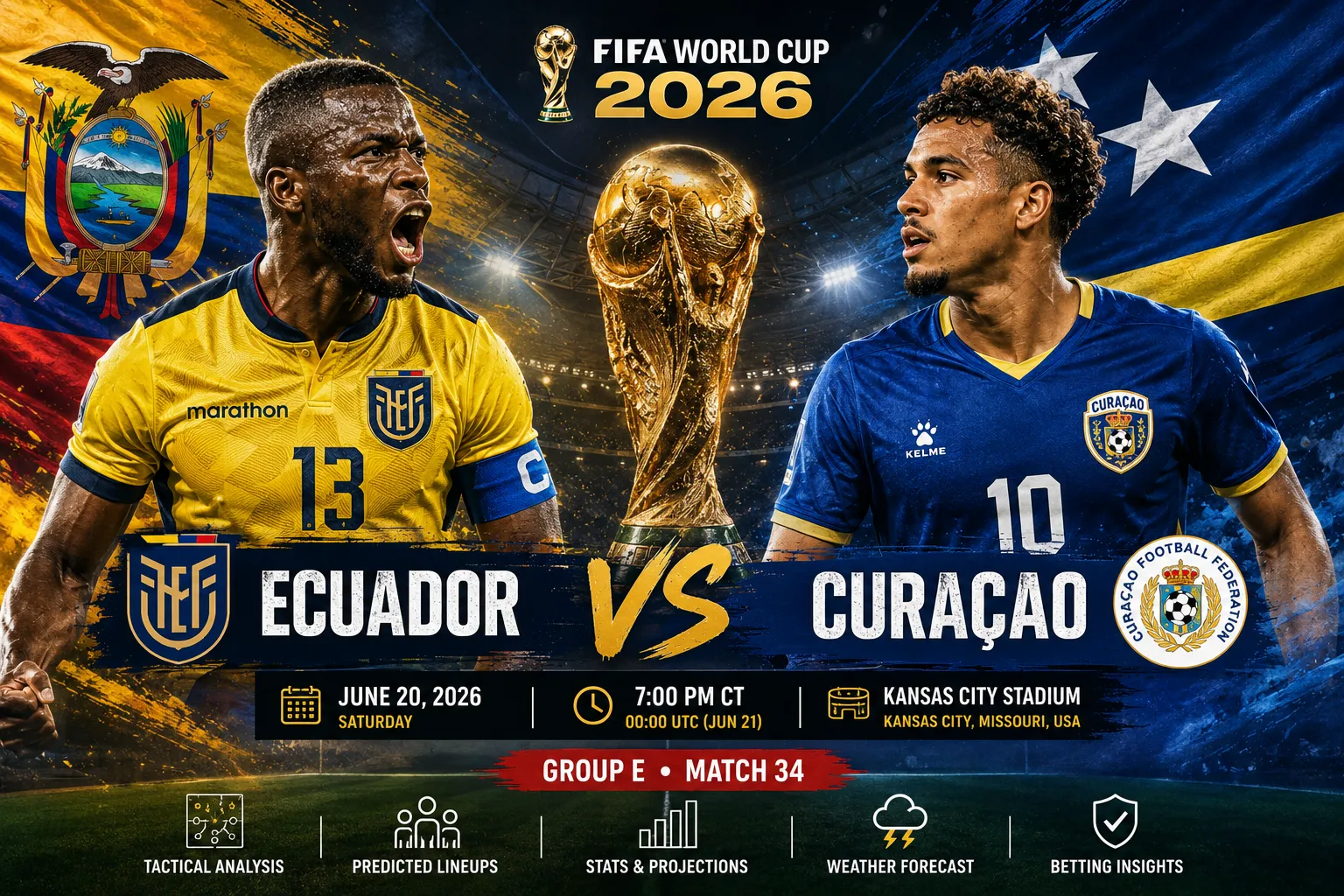 Ecuador vs Curaçao World Cup 2026 Preview