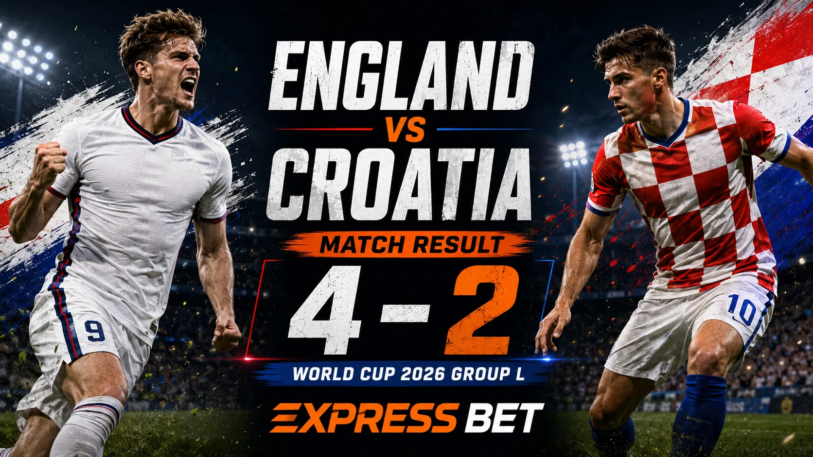England vs Croatia Match Result