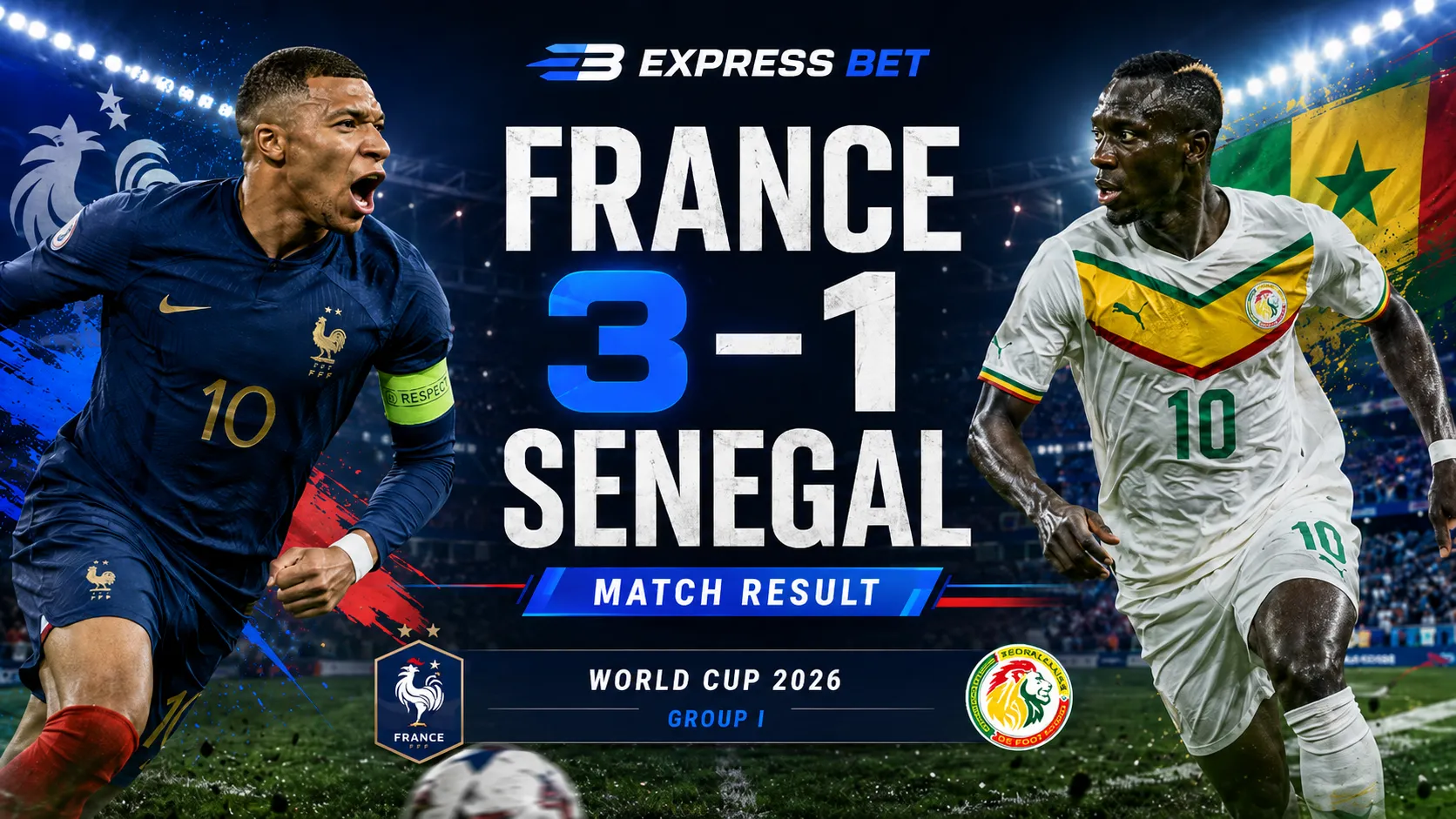 France vs Senegal Match Result