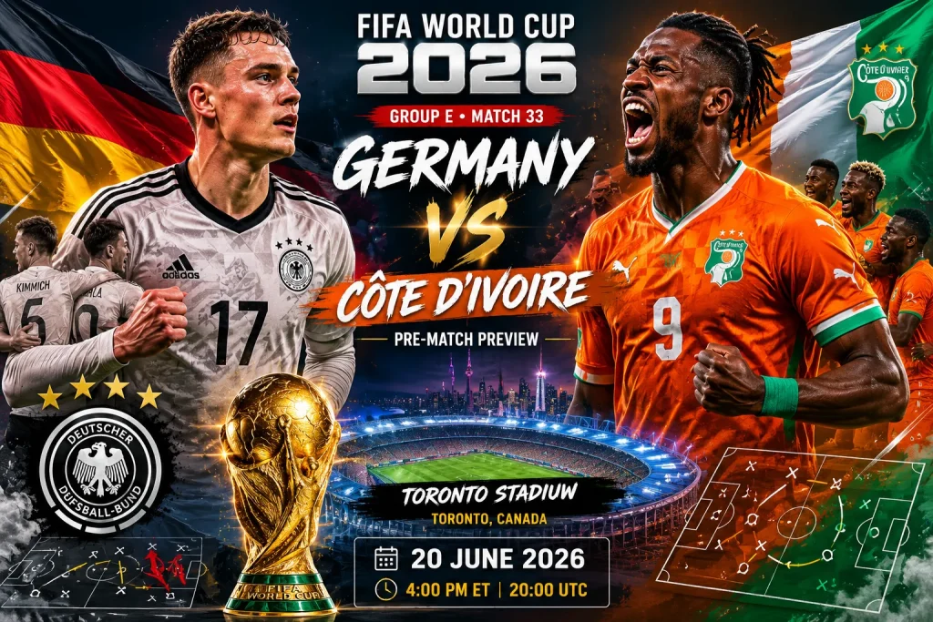 Germany vs Côte d'Ivoire World Cup 2026 Preview