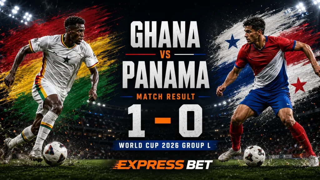 Ghana vs Panama Match Result