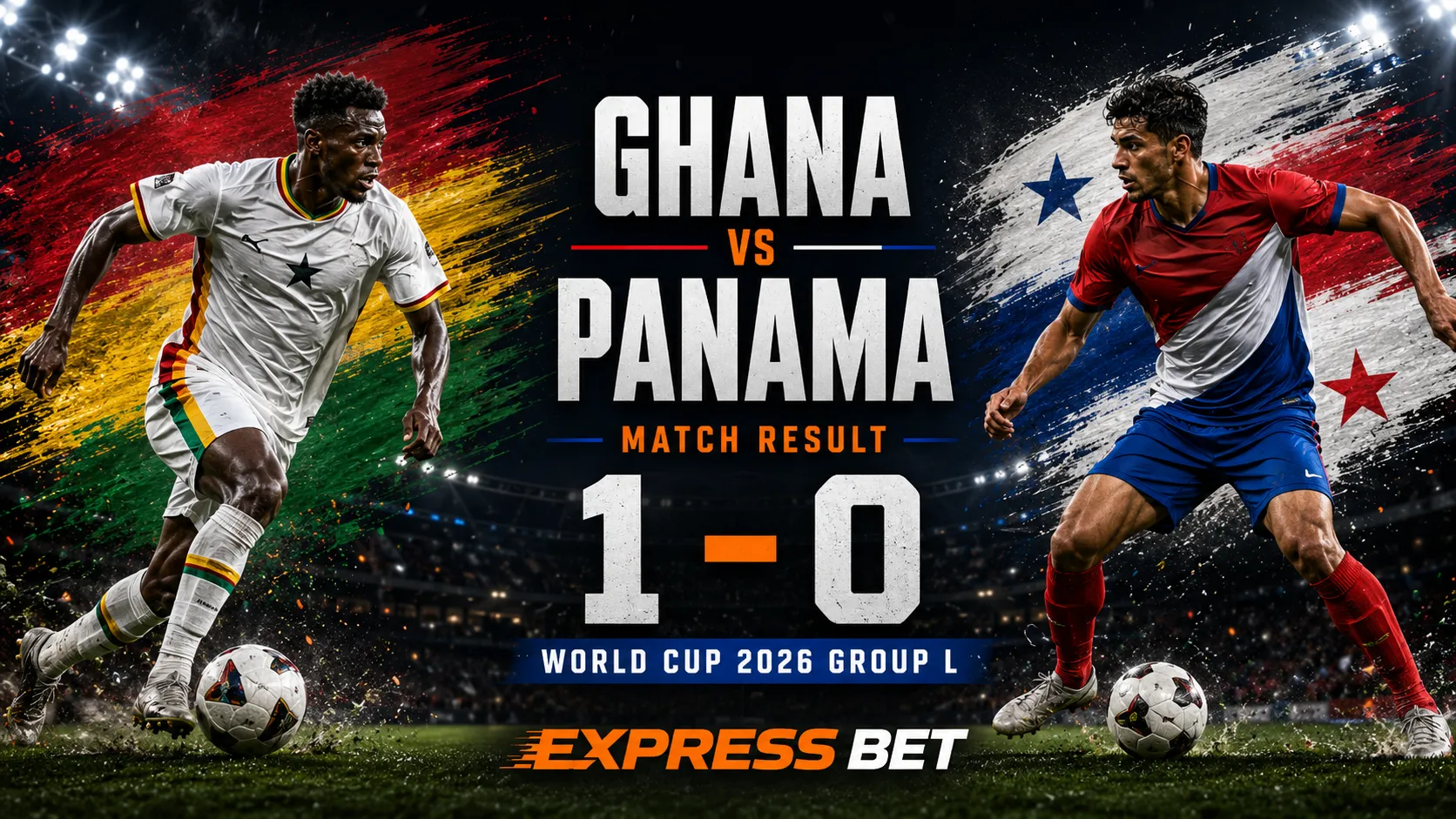 Ghana vs Panama Match Result