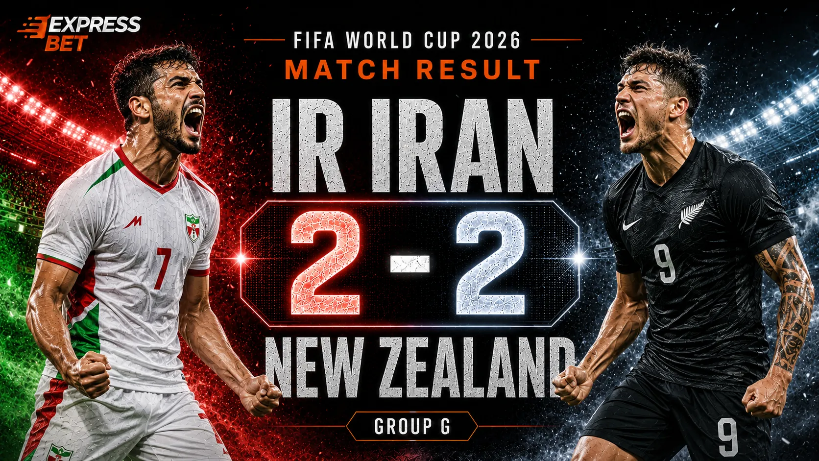 IR Iran vs New Zealand Match Result