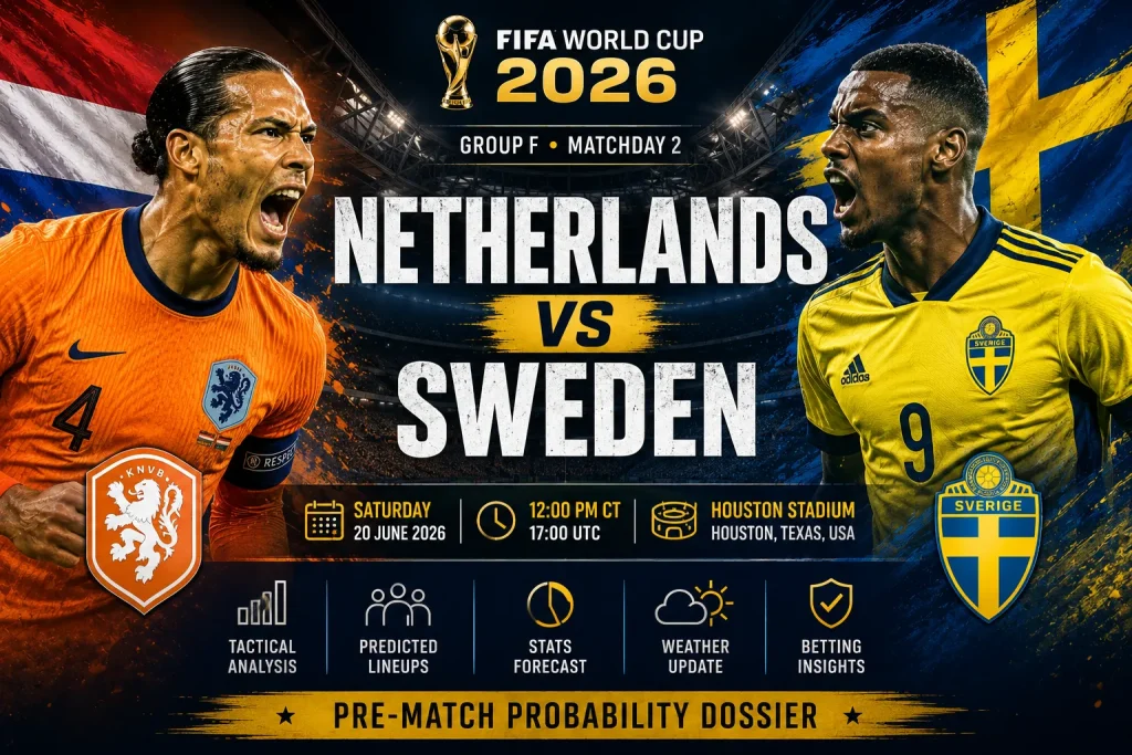 Netherlands vs Sweden World Cup 2026 Preview