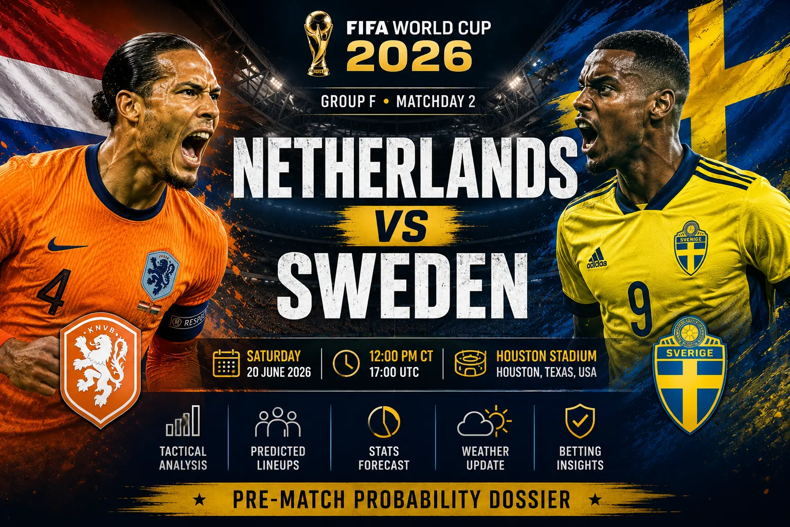 Netherlands vs Sweden World Cup 2026 Preview
