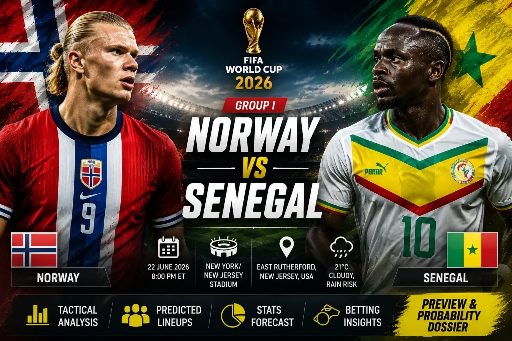 Norway vs Senegal World Cup 2026 Preview