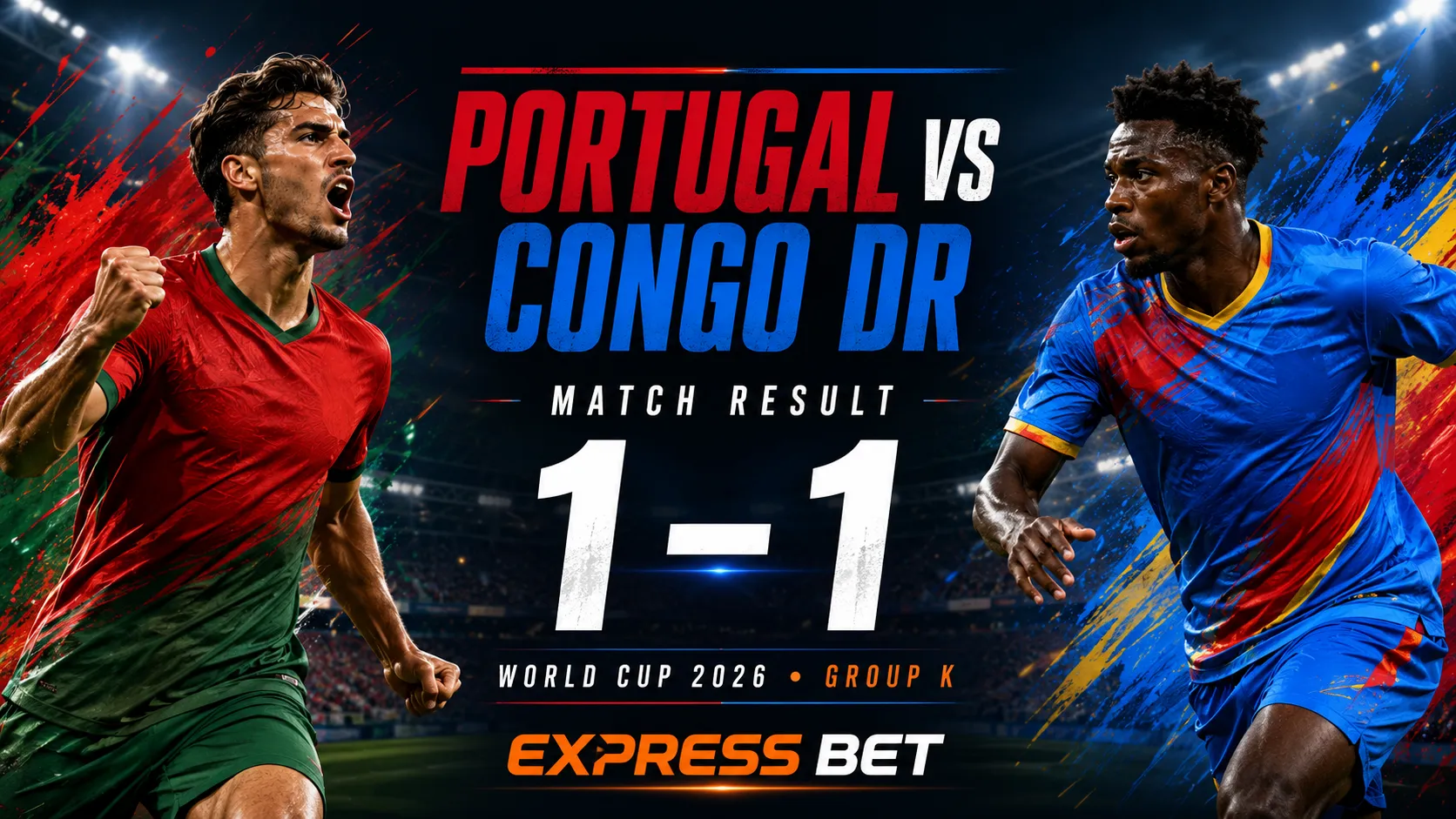 Portugal vs Congo DR Match Result