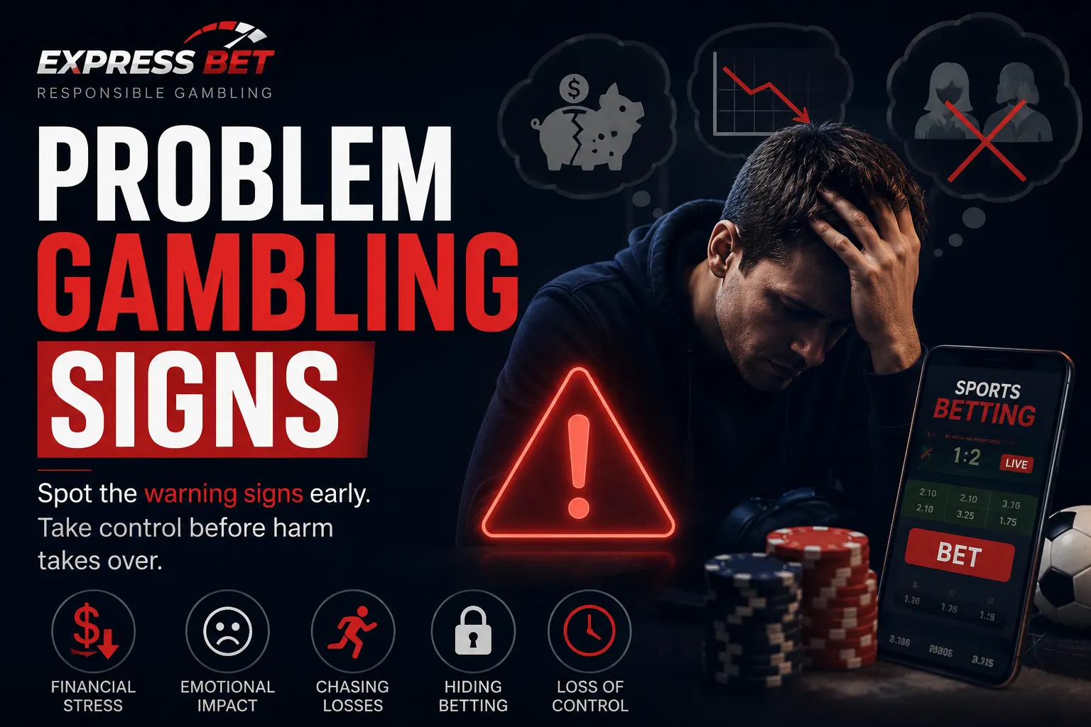 Problem Gambling Signs