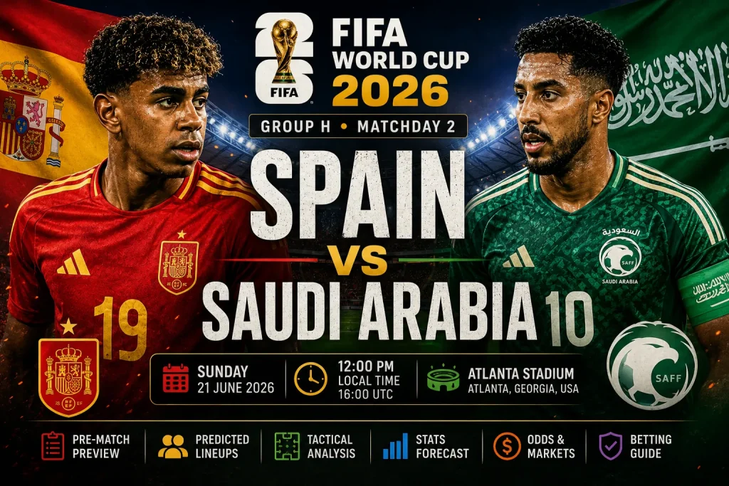 Spain vs Saudi Arabia World Cup 2026 Preview