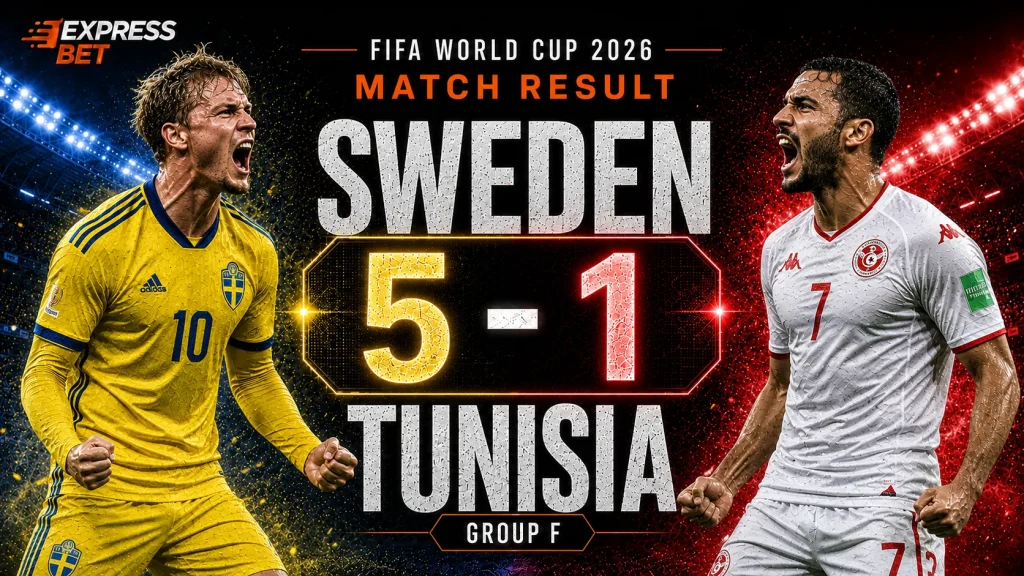 Sweden vs Tunisia Match Result