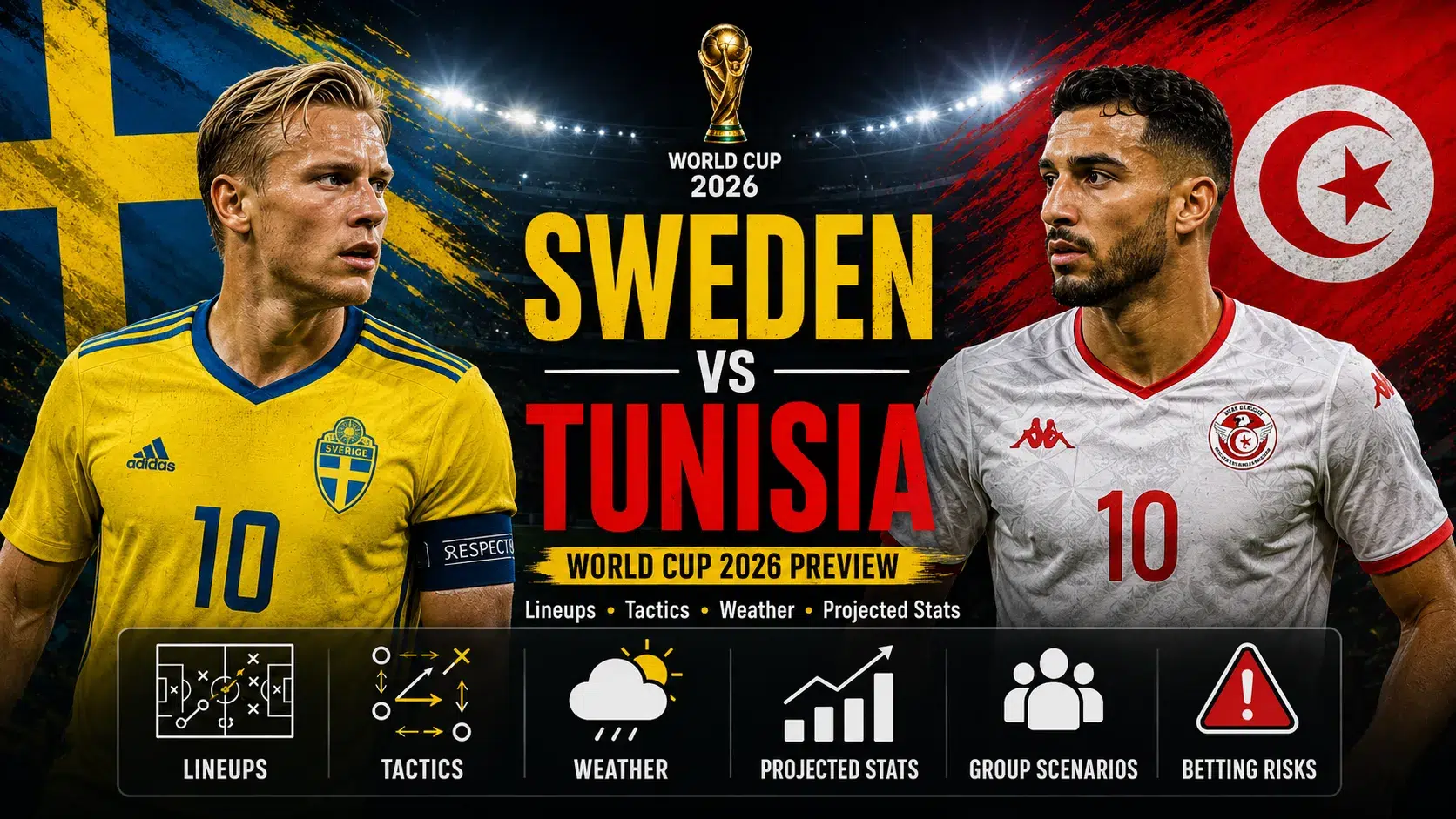 Sweden vs Tunisia