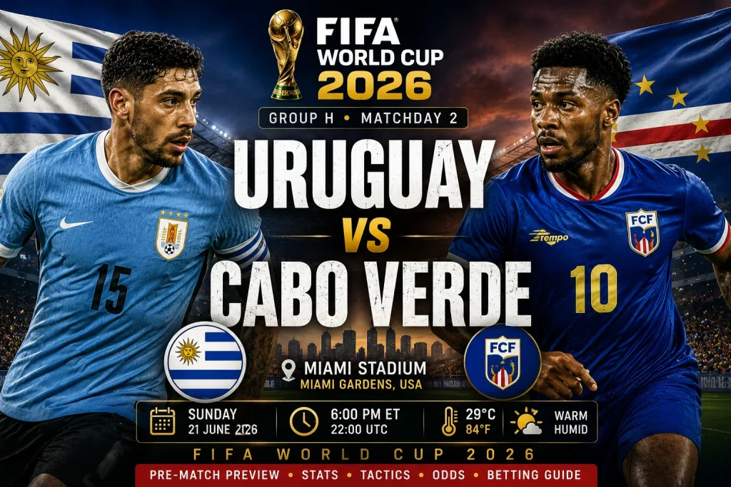 Uruguay vs Cabo Verde World Cup 2026 Preview