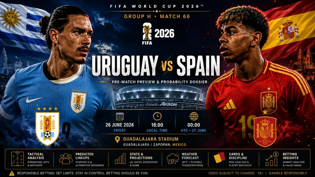 Uruguay vs Spain World Cup 2026 Preview