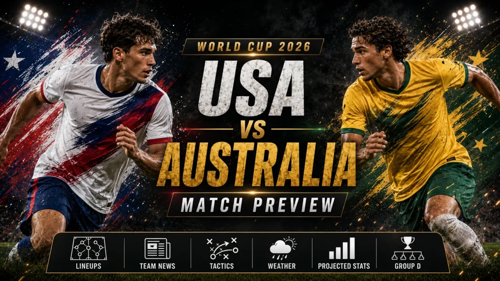USA vs Australia World Cup 2026 Preview