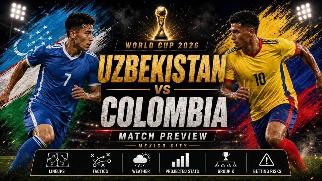 Uzbekistan vs Colombia