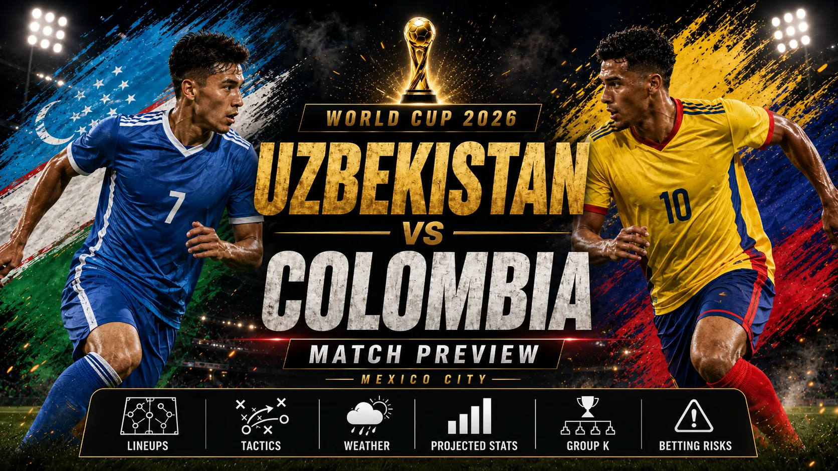 Uzbekistan vs Colombia