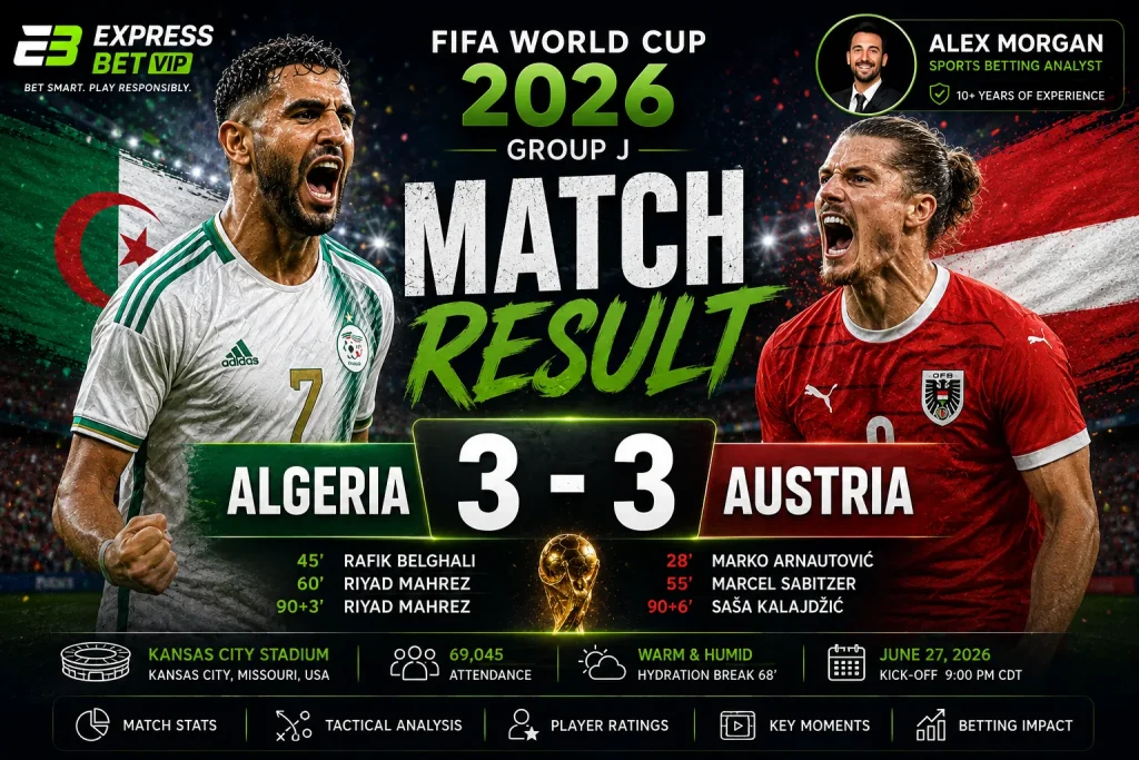 Algeria vs Austria Match Result