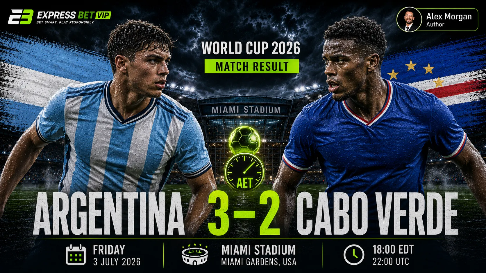Argentina vs Cabo Verde Match Result