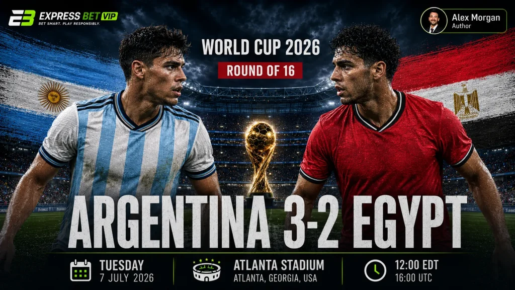 Argentina vs Egypt Match Result