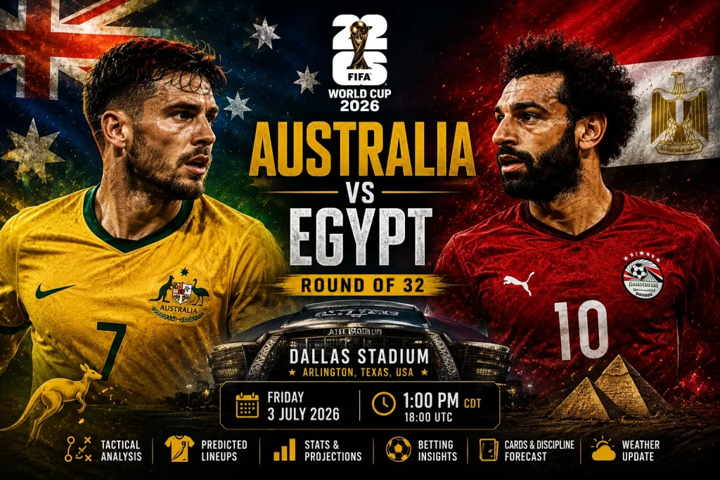 Australia vs Egypt World Cup 2026 Preview
