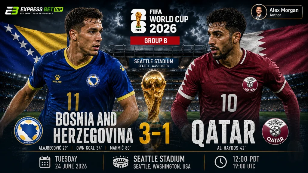 Bosnia and Herzegovina vs Qatar Match Result