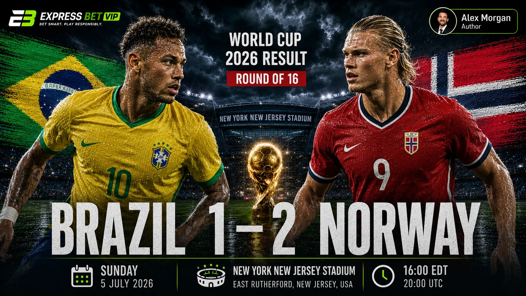 Brazil vs Norway Match Result