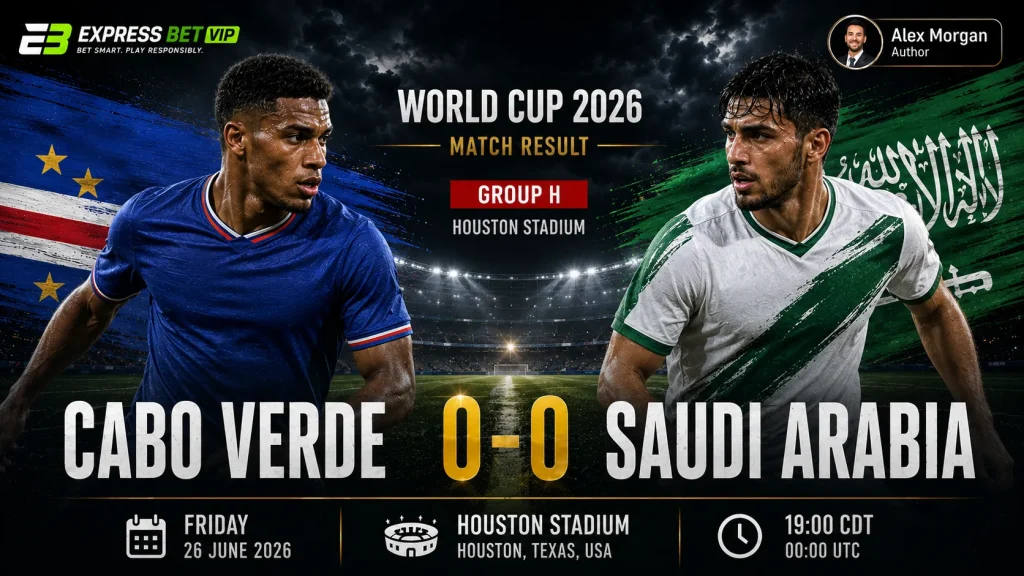 Cabo Verde vs Saudi Arabia Match Result