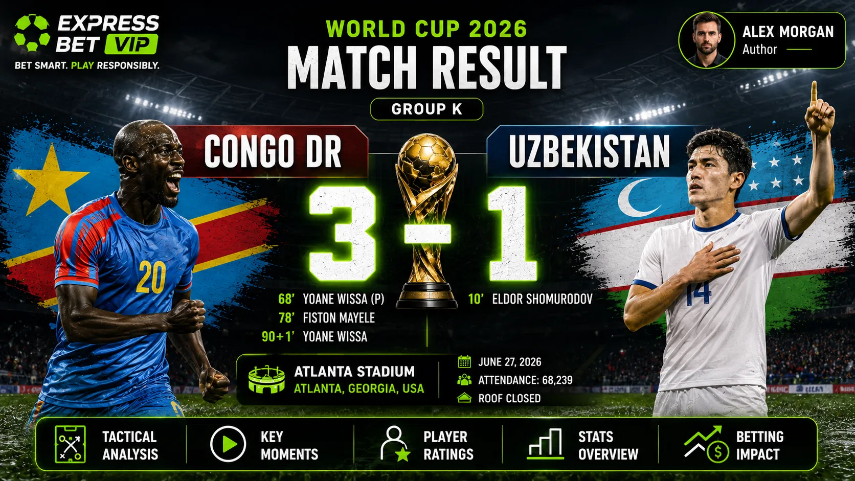 Congo DR vs Uzbekistan Match Result