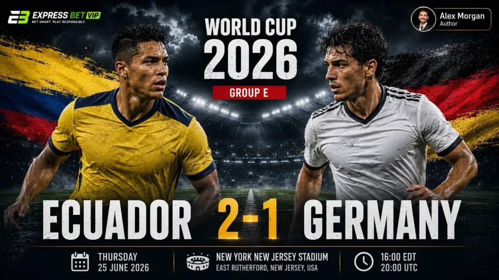 Ecuador vs Germany Match Result
