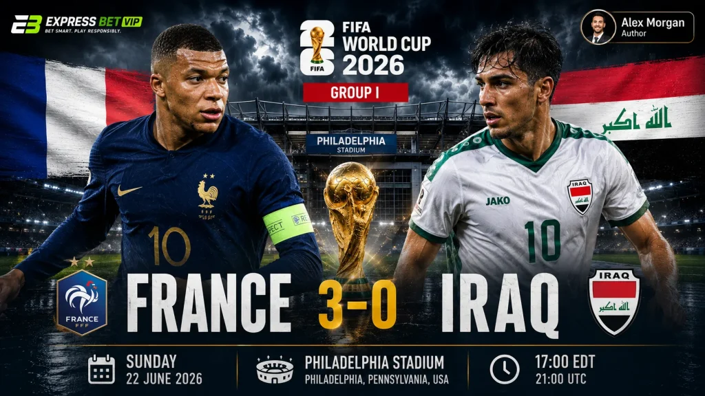 France vs Iraq Match Result