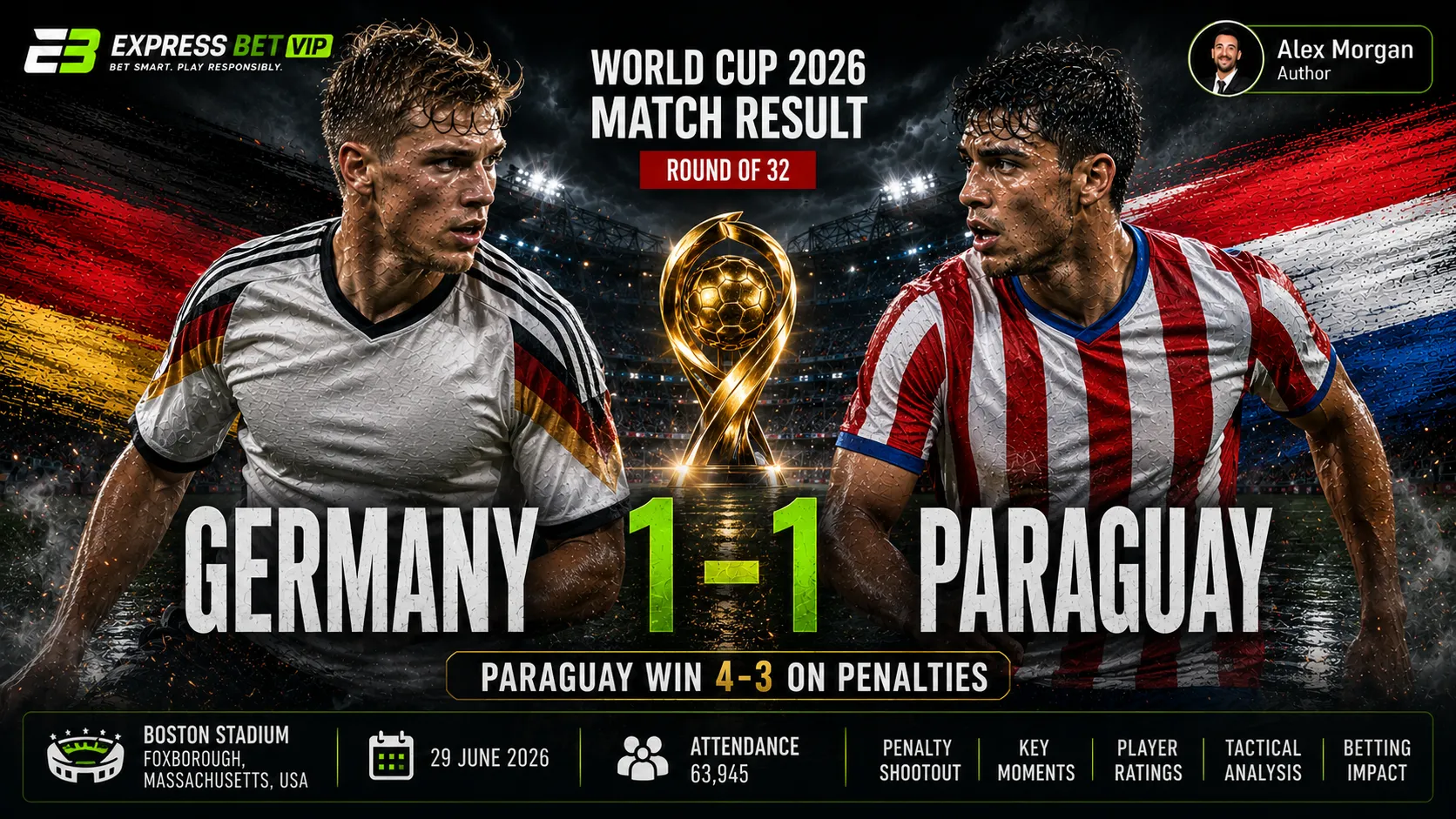 Germany vs Paraguay Match Result