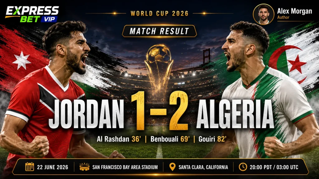 Jordan vs Algeria Match Result