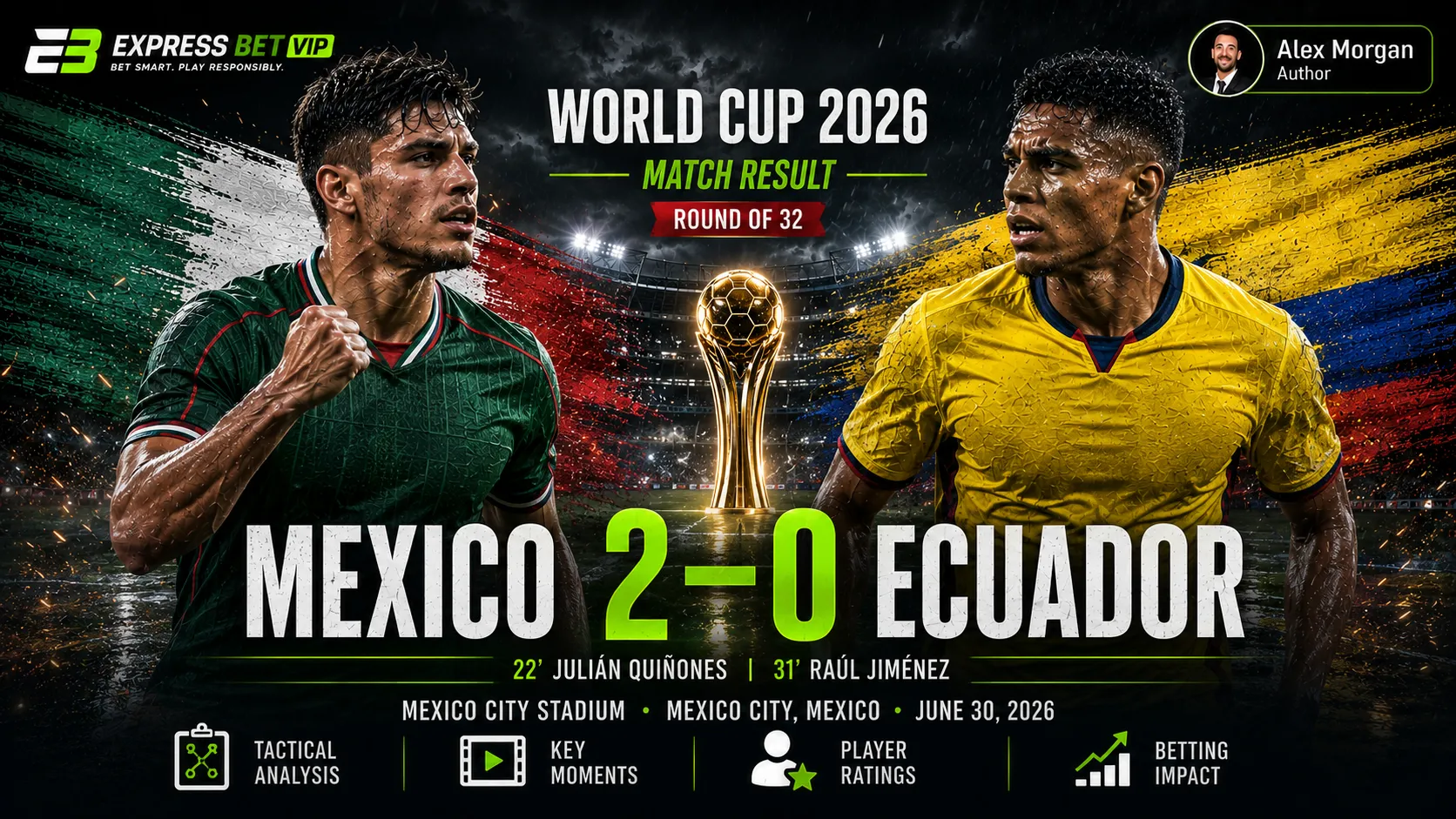 Mexico vs Ecuador Match Result
