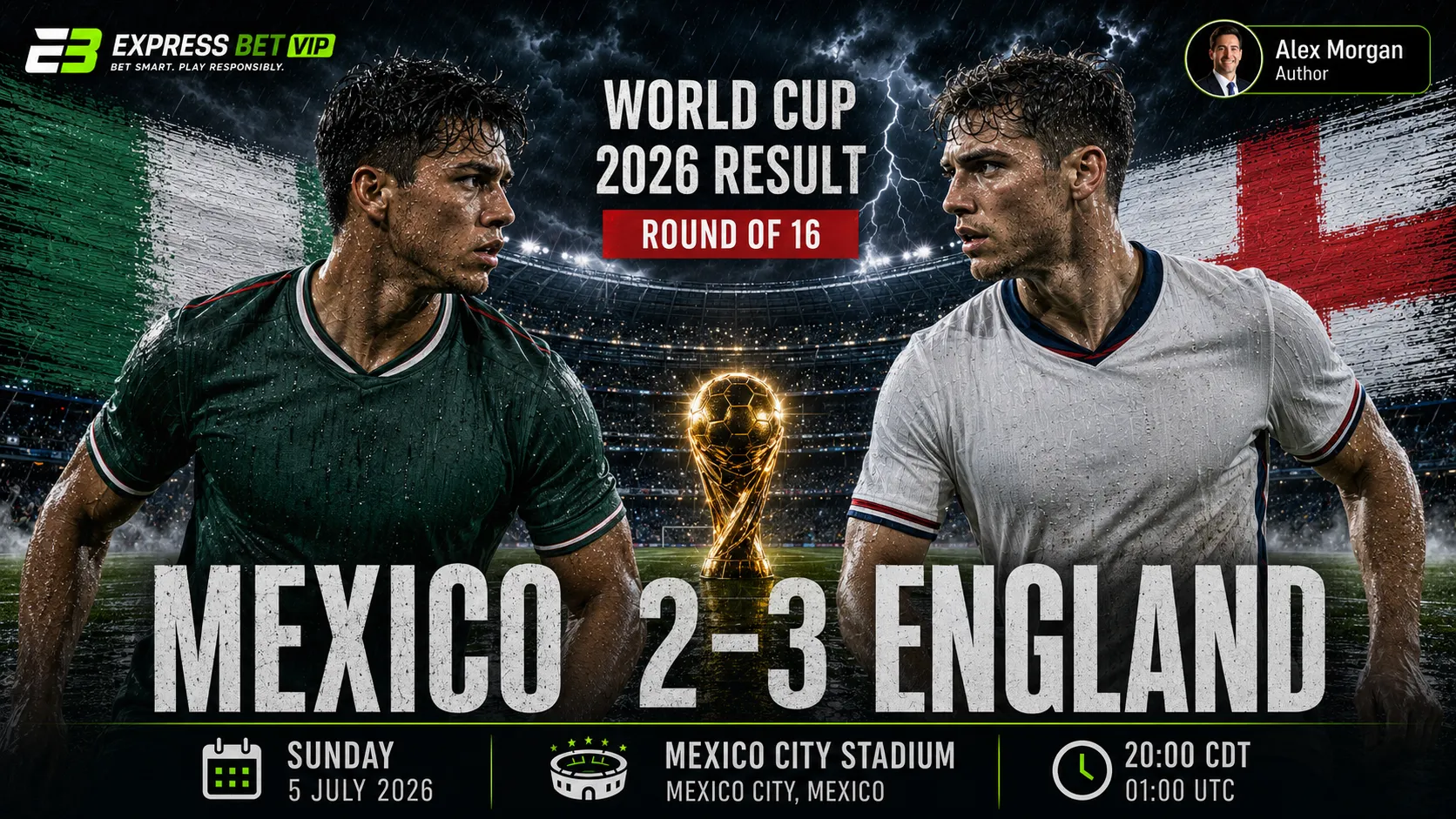 Mexico vs England Match Result
