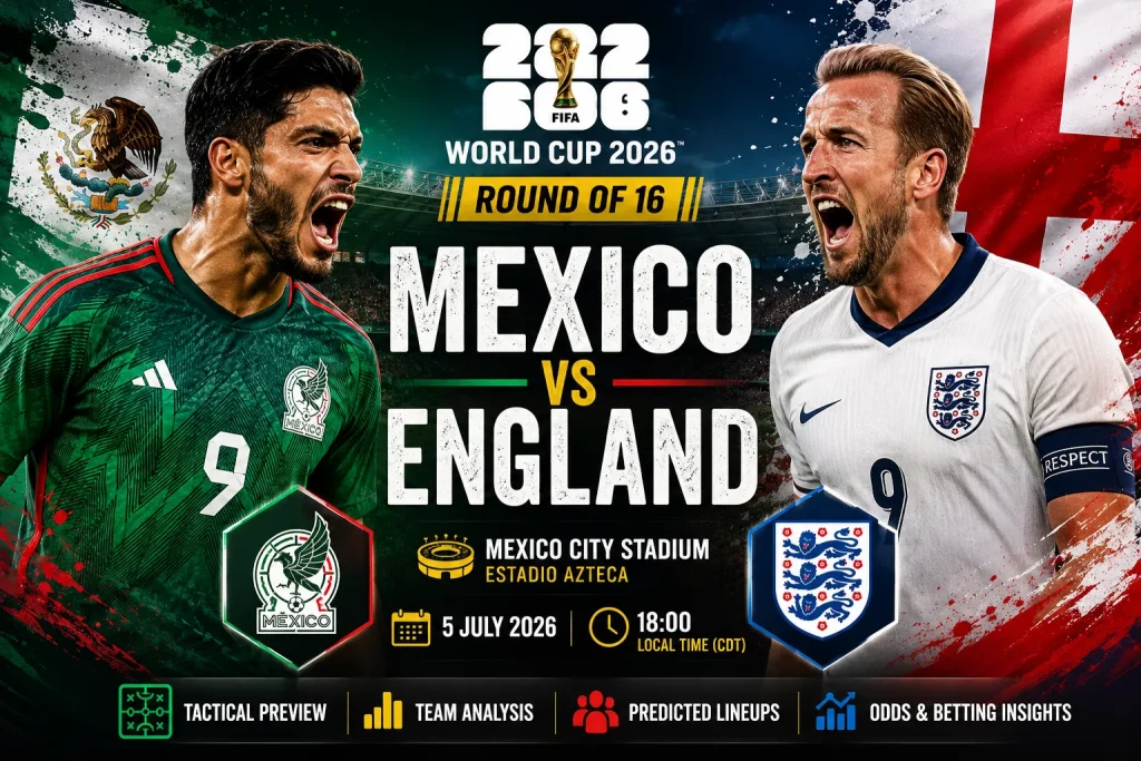 Mexico vs England World Cup 2026 Preview