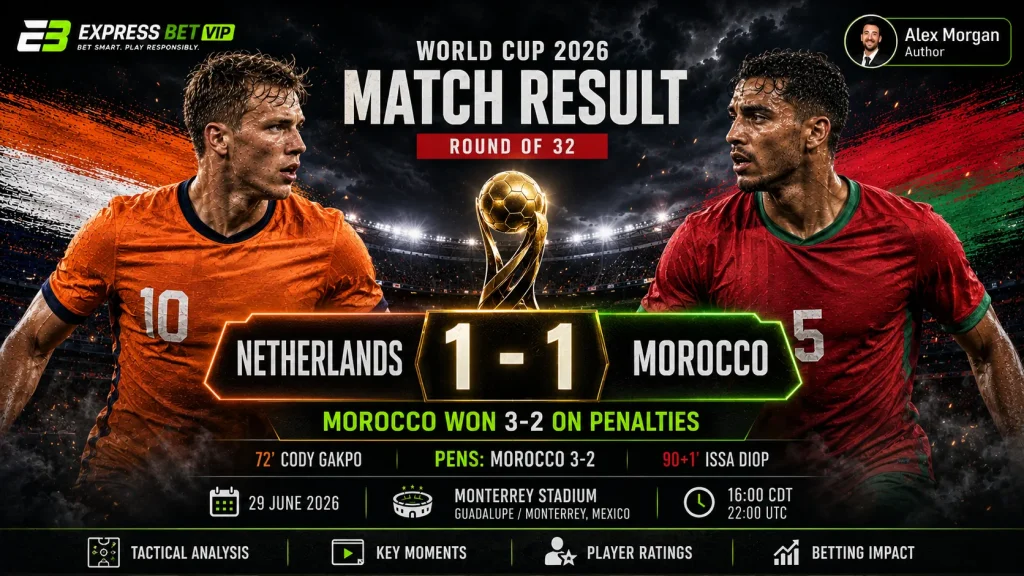 Netherlands vs Morocco Match Result