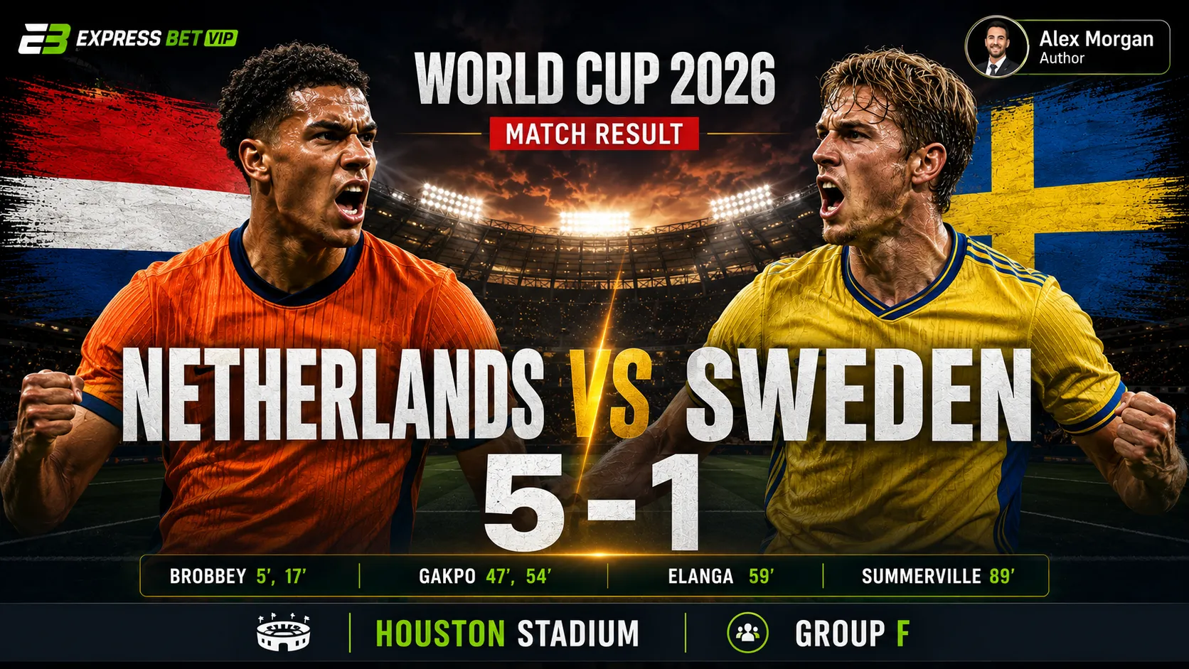 Netherlands vs Sweden Match Result