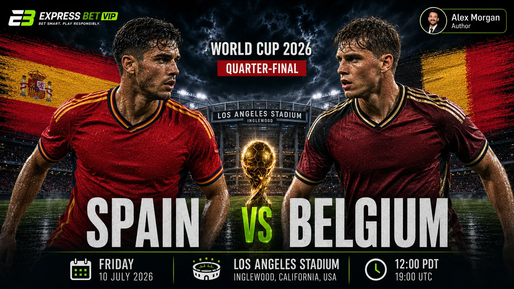 Spain vs Belgium Match Result