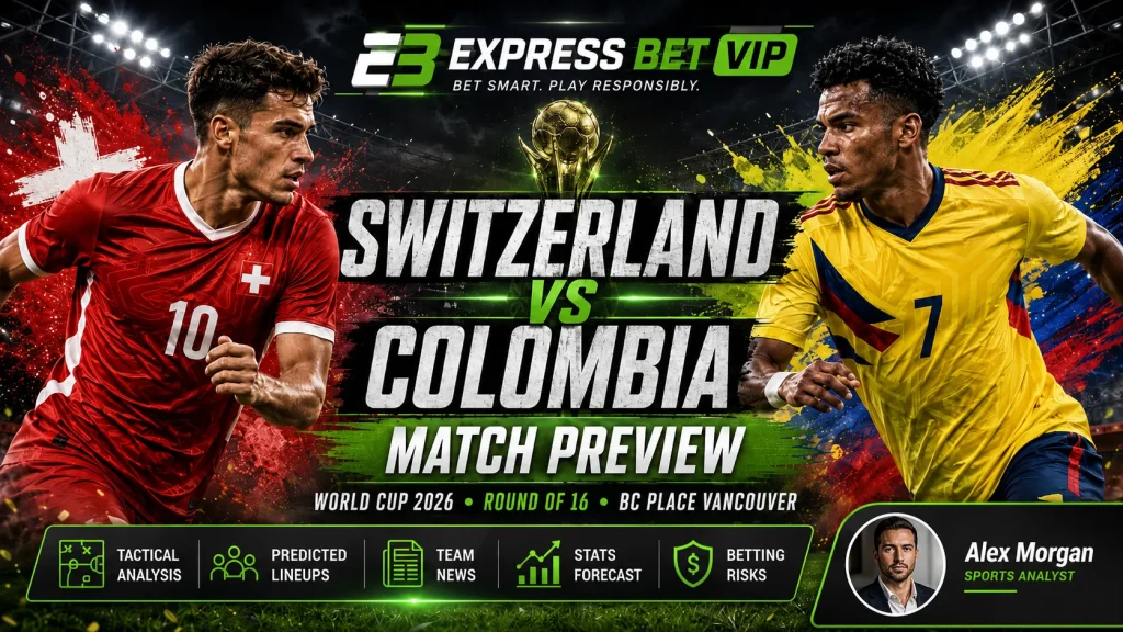Switzerland vs Colombia at World Cup 2026