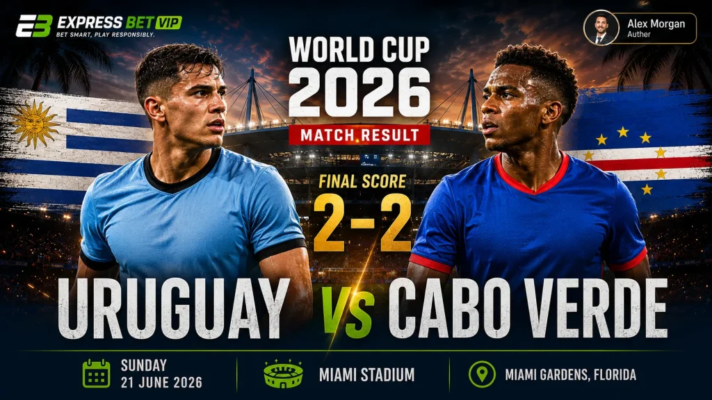 Uruguay vs Cabo Verde match result