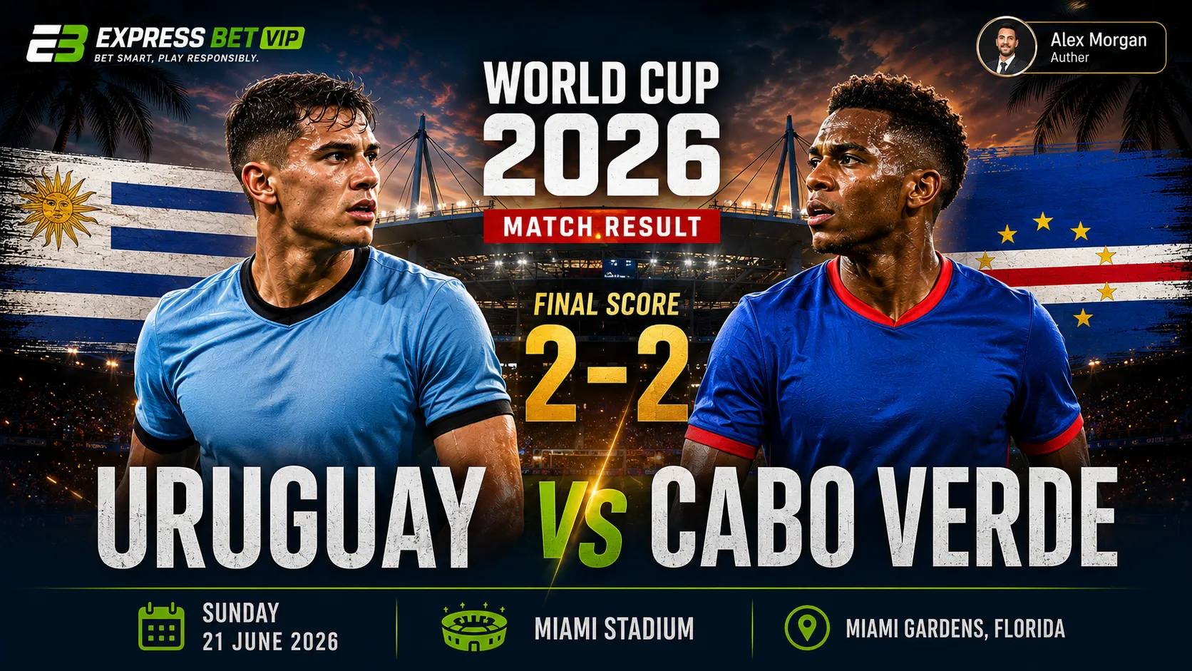 Uruguay vs Cabo Verde match result