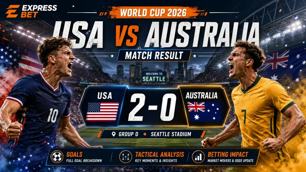 USA vs Australia Match Result