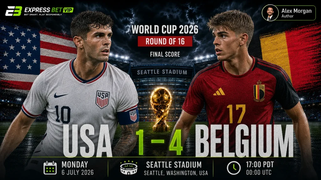 USA vs Belgium Match Result