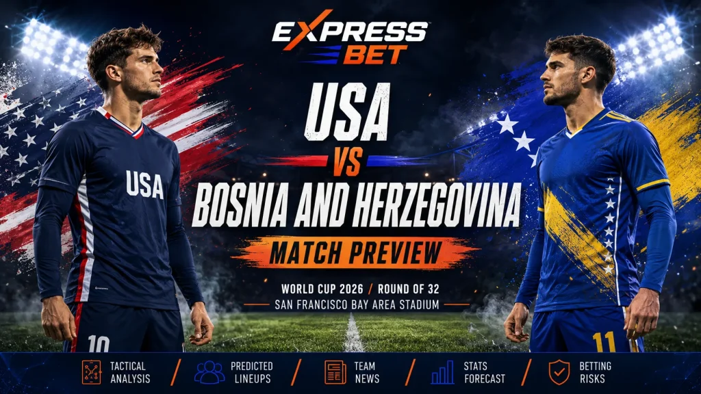 USA vs Bosnia and Herzegovina World Cup 2026 Preview